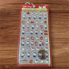 新品未開封正規品　サンリオ　キティー(赤)ボンボンドロップシールミニ