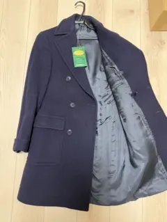 【美品】ISETAN MEN'S ネイビー チェスターコート