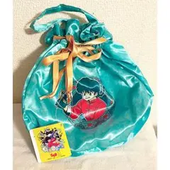 らんま1/2 サテン巾着バッグ　早乙女乱馬　ポーチ　プライズ
