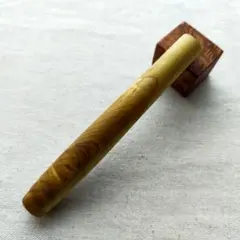 【木軸のみ】 黒柿孔雀杢 加藤金属金具用 木軸のみ】 黒柿孔雀杢 加藤金属金具用
