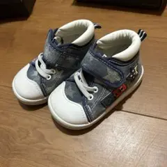 PETIT デニム キッズシューズ 14.0cm
