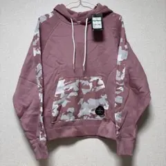 新品　アンダーアーマー　パーカー　ピンク　迷彩　レディース　スウェット　ジム
