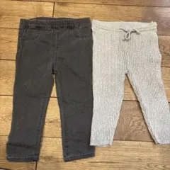 【新品未使用】H&M ベビーパンツ2枚セット