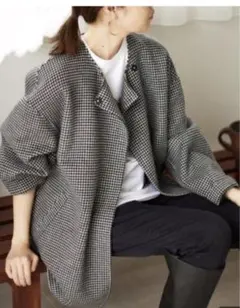 Hamilton Lambswool SLOBE ベージュジャケット Hamilton Lambswool SLOBE ベージュジャケット