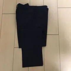 新品未使用　UNIQLO 感動パンツ　ウールライク　ダークネイビー