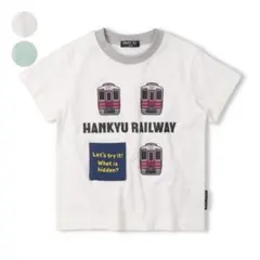hungry heart 阪急電車仕掛け半袖Tシャツ　k36800のサムネイル