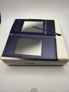 Nintendo DS Lite ネイビー 本体 箱付き ペン有 中古 美品！