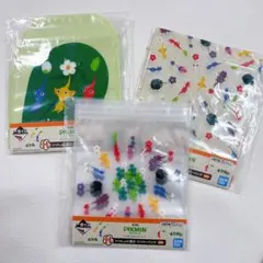 一番くじ　ピクミンジッパーバッグ3種