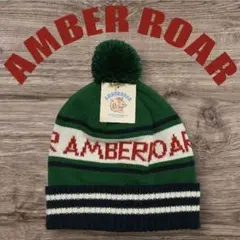しまむらAMBER ROAR ニット帽　アンバーロア　緑