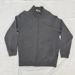 U.P renoma ユーピーレノマ グレー ジップアップカーディガン