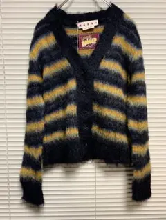 新品《 MARNI マルニ 》ブラッシュドモヘア ニット ストライプ 36のサムネイル