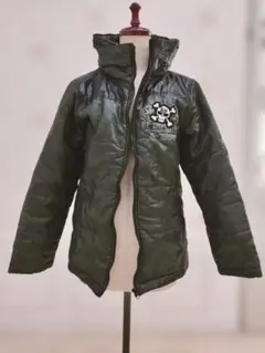 ダークグリーン フード付きジャケット