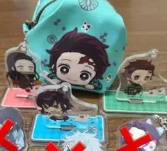 鬼滅の刃　LAWSON　コラボ　ローソン　まとめ売り　アクスタ　ポーチ