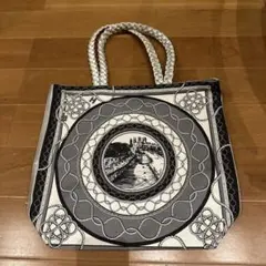 【Madame Hiroko】モノクロ風景画トートバッグ