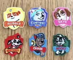 【未使用】PAW PATROL 刺繍ワッペンセット(1)