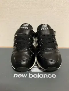 new balance 996 ブラックレザースニーカー　18cm