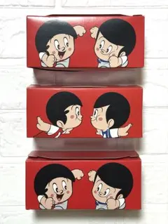 新品未使用ヤン坊マー坊　グラス2個セット×３　合計６個　石塚硝子　非売品のサムネイル