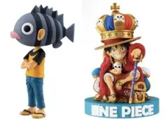 ONE PIECE BASE SHOP 尾田栄一郎　ルフィ　ワーコレ　セット