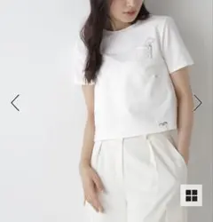 美品❗️ナチュラルビューティーベーシック＜保護猫プロジェクト＞いたずらTシャツのサムネイル