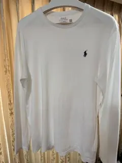 Polo Ralph Lauren 長袖Tシャツ　ホワイト　L
