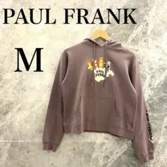 【美品】PAUL FRANK パーカー アニマル M パープル