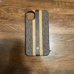 MICHAEL KORS iPhone ケース カバー ブラウンのサムネイル