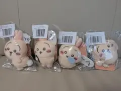 ちいかわ うさぎだらけくじ E賞 ぬいぐるみバッジ 4種セット