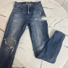 GYDA SIDE RIPPED サイドダメージ スキニーデニム