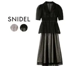 スナイデル✨ジャケットレイヤードレースワンピース　セレモニードレス　結婚式　祝い