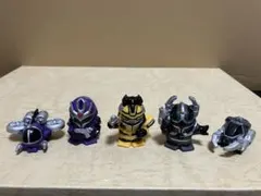 ビーファイターカブト　ソフビコレクション　5種