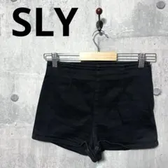 SLY LANG スライ レディース ストレッチデニムショートパンツ ショーパン