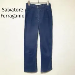 zo364 サルヴァトーレフェラガモ/デニムパンツ/ワイドストレートジーンズ