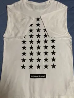 F.C.Real Bristol 星柄カットアウトTシャツ