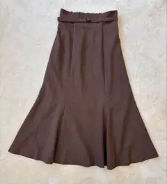 【美品】VIS マーメイドスカート ブラウンXSサイズ
