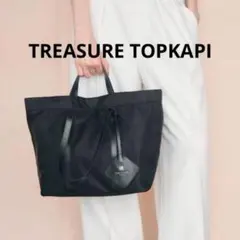 【TREASURE TOPKAPI】ナイロン A4トートバッグ　ブラック