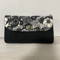ハンドメイド作家作品 仕切り財布 ショルダー紐なし