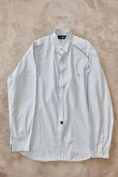 Ralph Lauren ストライプ長袖シャツ　メンズ　古着