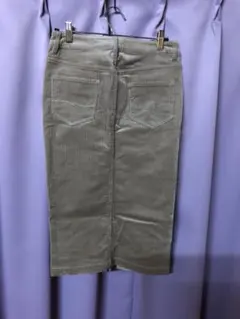 ナノユニバース　コーデュロイスカート