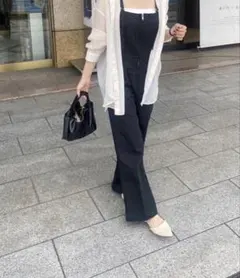 LEVEANGE コットンツイルオーバーオール