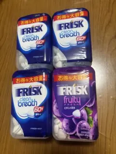 FRISK ブレスフレッシュナー 4個セット、フレッシュミント・グレープのサムネイル