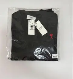 【新品タグ付】AMI PARIS 定番 赤ハート スウェット 黒 M 認証のサムネイル