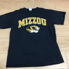 Tシャツ　半袖シャツ　ネイビー　Mサイズ　MIZZOU 半袖　ビンテージ
