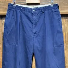 90s POLO RALPH LAUREN ポロチノ ネイビー ラルフローレン