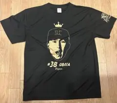 小幡竜平　2025優勝記念シークレット選手顔イラストTシャツ優勝ver