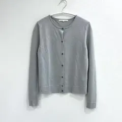 【極美品】ANAYI アナイ　ラメ　カーディガン　ニット　グレー