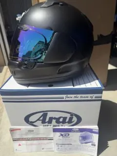 【ほぼ未使用】Arai XD マットブラック ミラーシールド アライ ラパイドネオ ミラーシールドセット - メルカリ