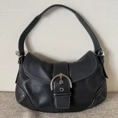 美品 COACH Shoulder Bag Soho Black y2k