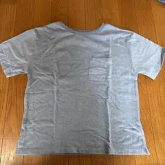 earth music&ecology 半袖ポケットTシャツ　ブルー