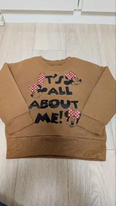 ミニーちゃん 裏起毛トレーナー 100サイズ