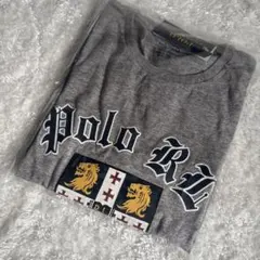 新品タグ付き】ポロラルフローレン Tシャツ ヴィンテージ加工 L グレー